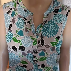 Ann Taylor Factory Floral Top